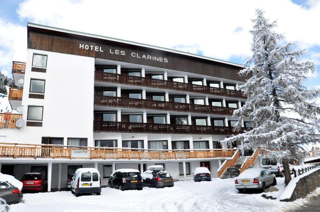 Hotel Les Clarines Les Deux Alpes Exterior foto